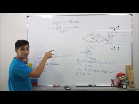Diagrama de Cuerpo Libre - Concepto y Ejemplo #1
