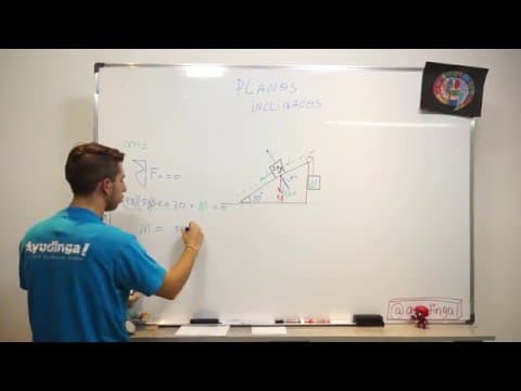 Planos Inclinados en la Estática - Ejemplo #3